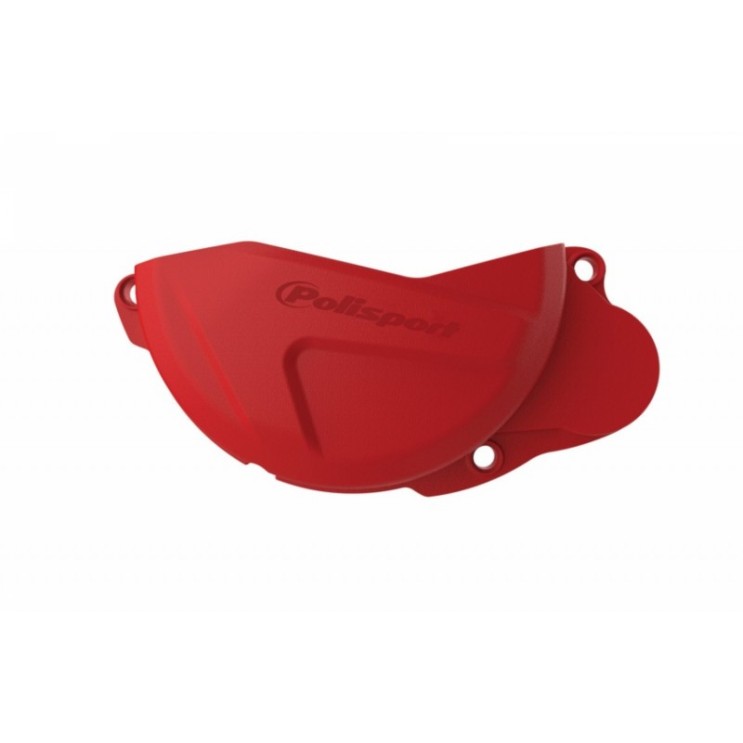 Protection de couvercle d'embrayage rouge Polisport pour BETA RR 250/300 2012 à 2017