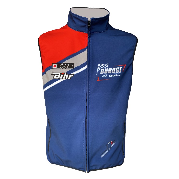 Veste Bodywarmer DUBOST BETA Bleu/Rouge - Taille S