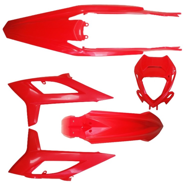 Kit plastiques Beta 50 RR Enduro Rouge 2021