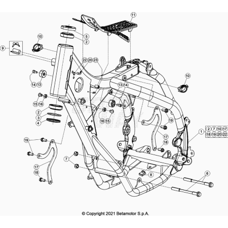 CHASSIS BETA 200 RR 2023