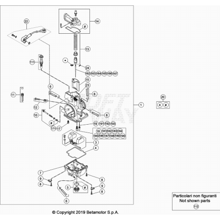 CARBURATEUR BETA 250 RR 2023