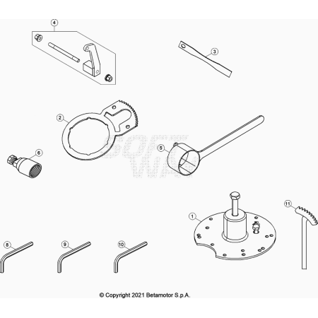 OUTILLAGE SPÉCIAL BETA 300...