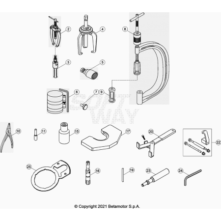 OUTILLAGE SPÉCIAL BETA 390...