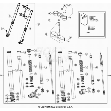 COMMANDES-GUIDON BETA 390...