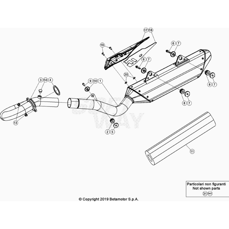 ECHAPPEMENT BETA 390 RR 2023