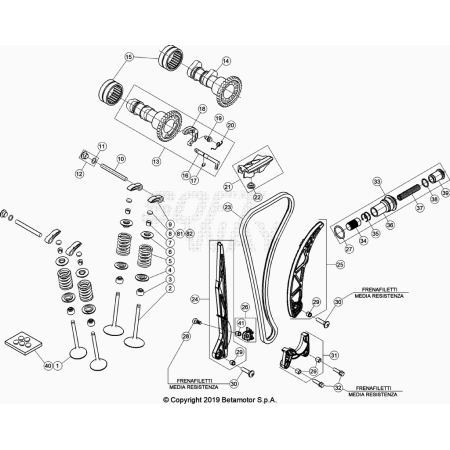 DISTRIBUTION BETA 350 RR 2023