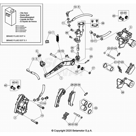 COMMANDES-GUIDON BETA 430...