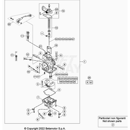 CARBURATEUR BETA 250...