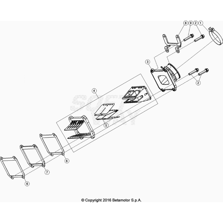 BOITE A CLAPET  BETA 250 XTRAINER 2023