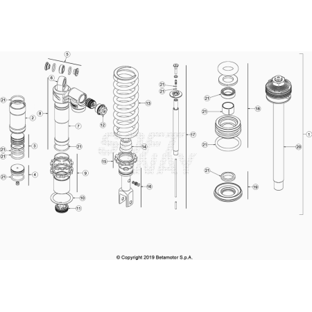 AMORTISSEUR BETA 300...