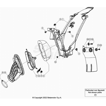 BOÎTE A AIR BETA 250 RACING...