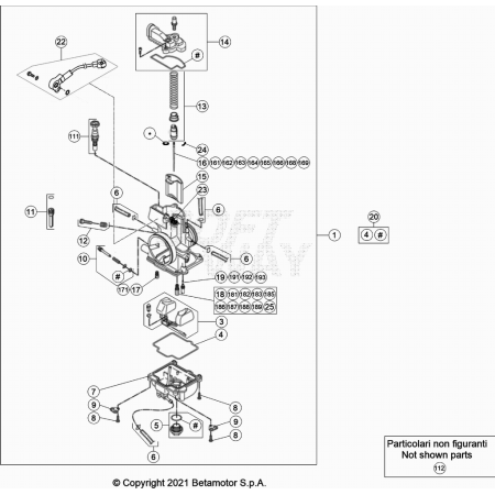 CARBURATEUR BETA 300 RACING...