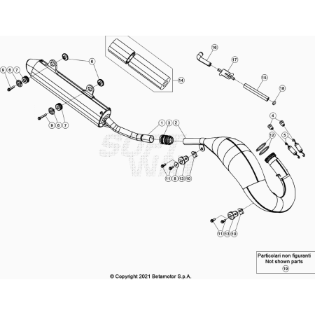 ECHAPPEMENT BETA 125 RACING...