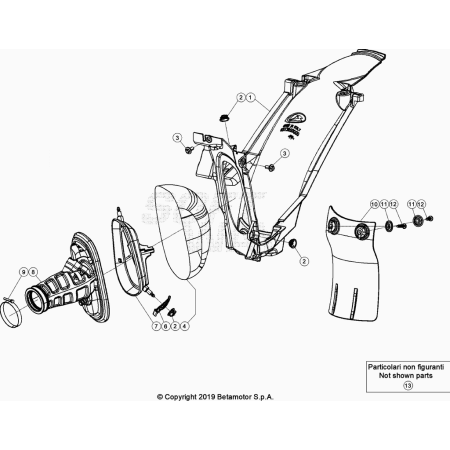 BOÎTIER A AIR BETA 125...