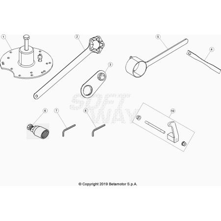 OUTILLAGE MOTEUR BETA 125...