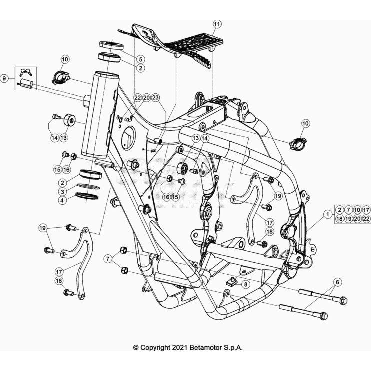 CHASSIS BETA 200 RACING 2023