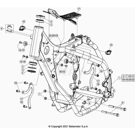 CHASSIS BETA 200 RACING 2023