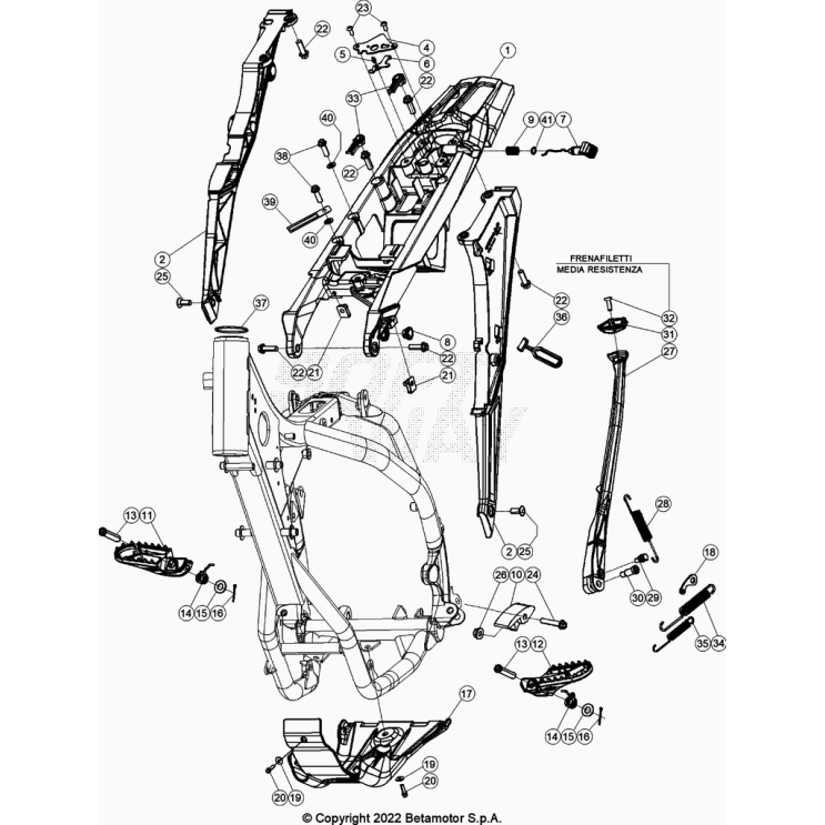 BOUCLE ARR BETA 200 RACING 2023