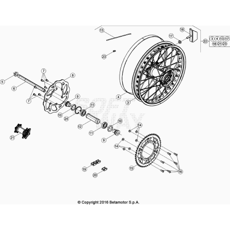 ROUE AR. BETA 200 RACING 2023