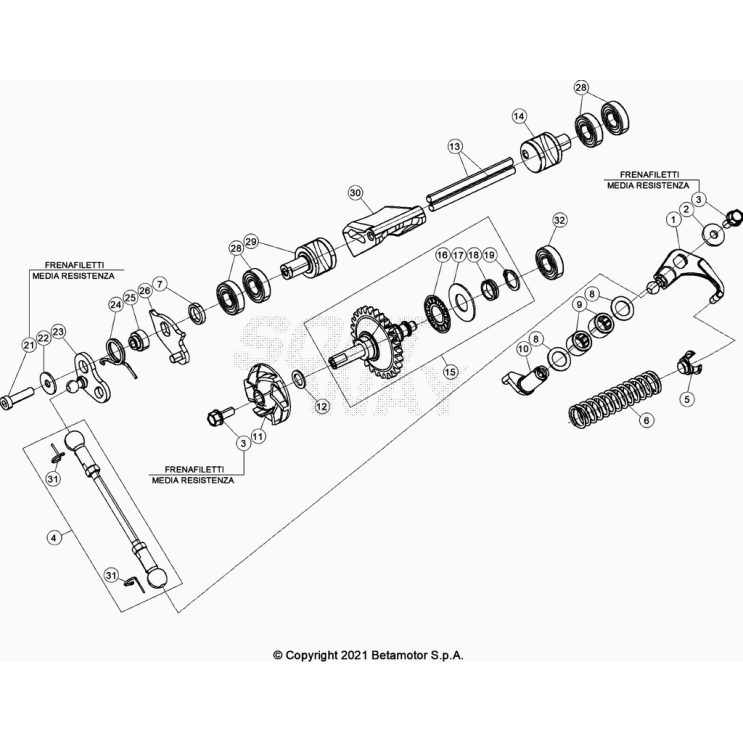 POMPE A EAU - VALVES BETA 200 RACING 2023