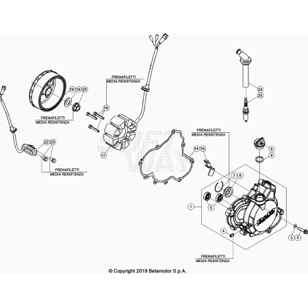 ALLUMAGE BETA 350 RACING 2023
