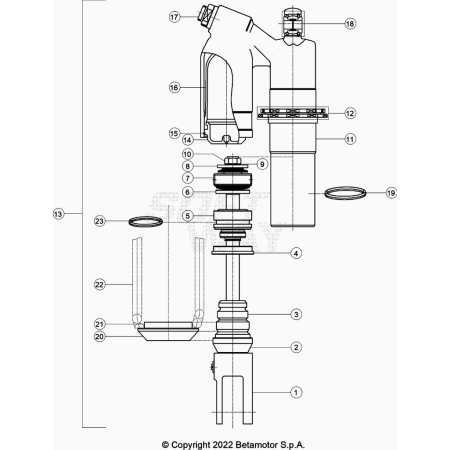 AMMORTISSEUR BETA 390...