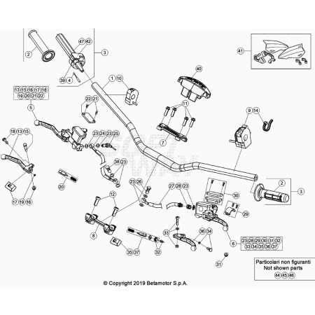 COMMANDES-GUIDON BETA 390...