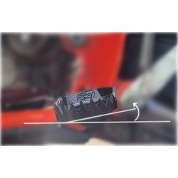 Repose-pieds S3 Punk rouge pour BETA