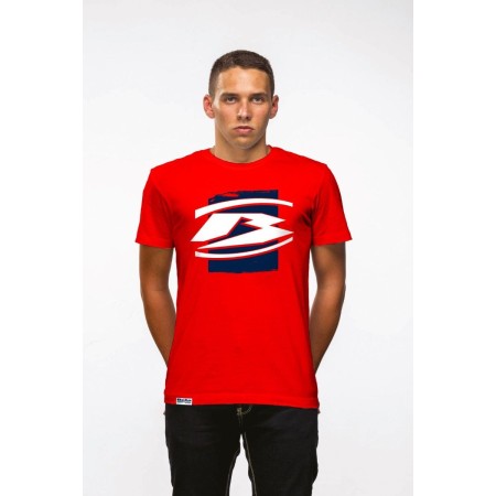 T-SHIRT FULL RED LOGO BETA L 