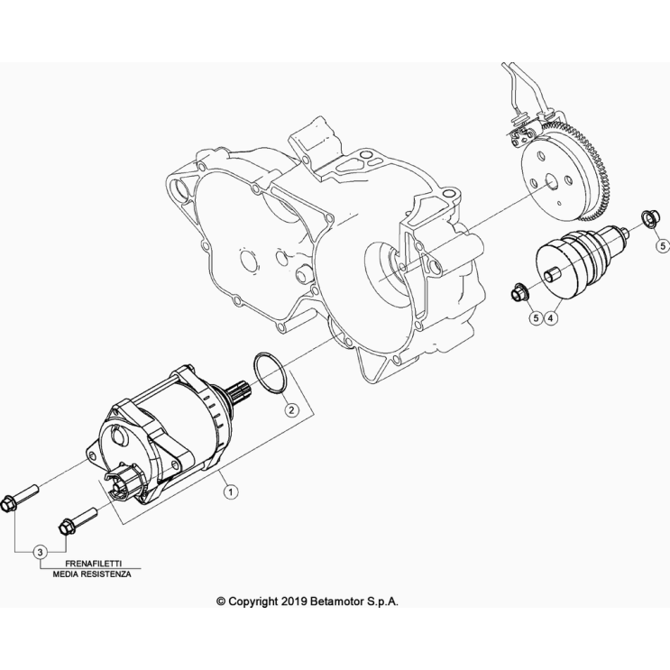 DÉMARRAGE ÉLECTRIQUE BETA 250 RR 2024