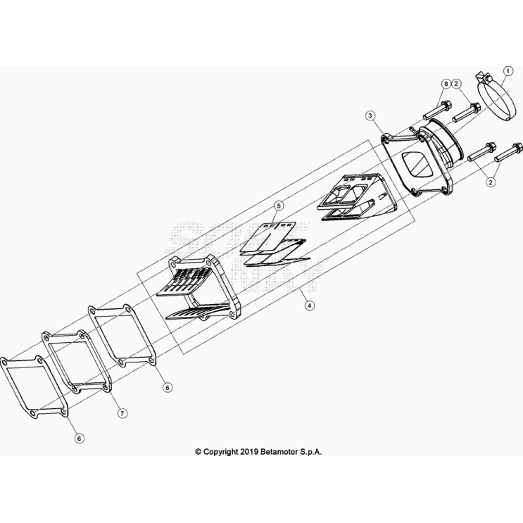 PIPE D'ADMISSION BETA 300 RR 2024