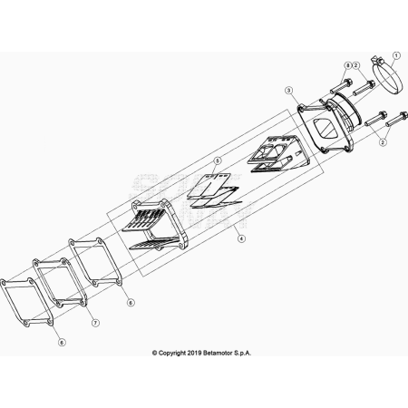 PIPE D'ADMISSION BETA 300...