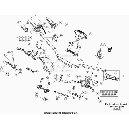 COMMANDES-GUIDON BETA 300...