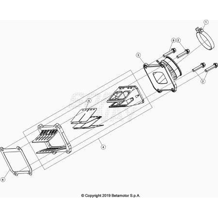 PIPE D'ADMISSION BETA 300...