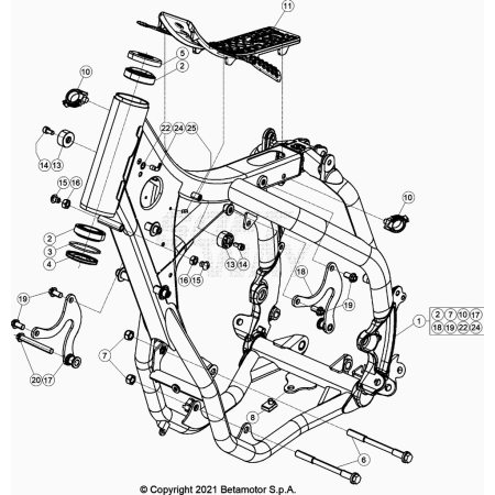 CHASSIS BETA 300 RX 2024