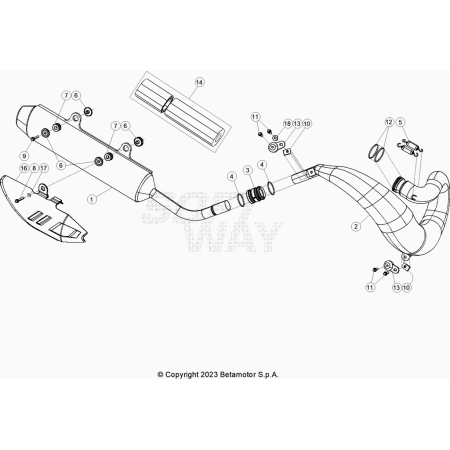 ECHAPPEMENT BETA 300 RX 2024