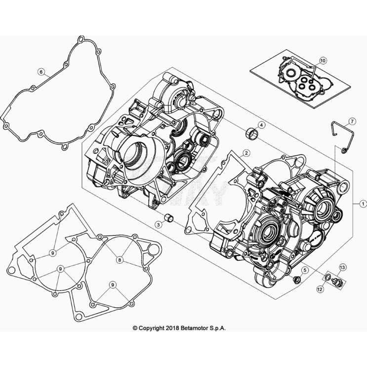 CARTER MOTEUR BETA 200 RR 2024