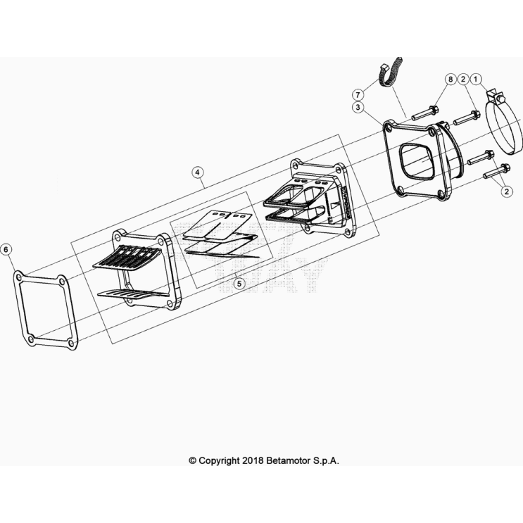 PIPE D'ADMISSION BETA 200 RR 2024