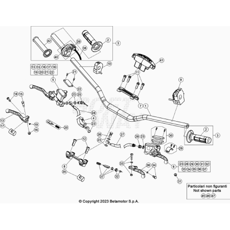 COMMANDES-GUIDON BETA 200...