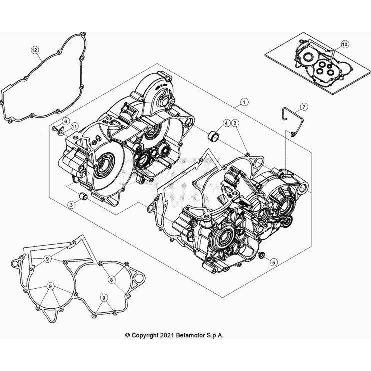 CARTER MOTEUR BETA 250 XTRAINER 2024