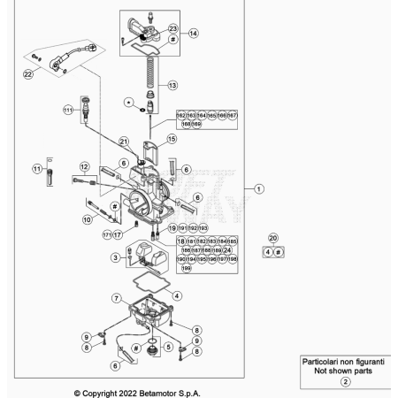 CARBURATEUR BETA 250...