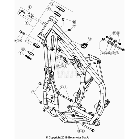 CHASSIS BETA 300 XTRAINER 2024