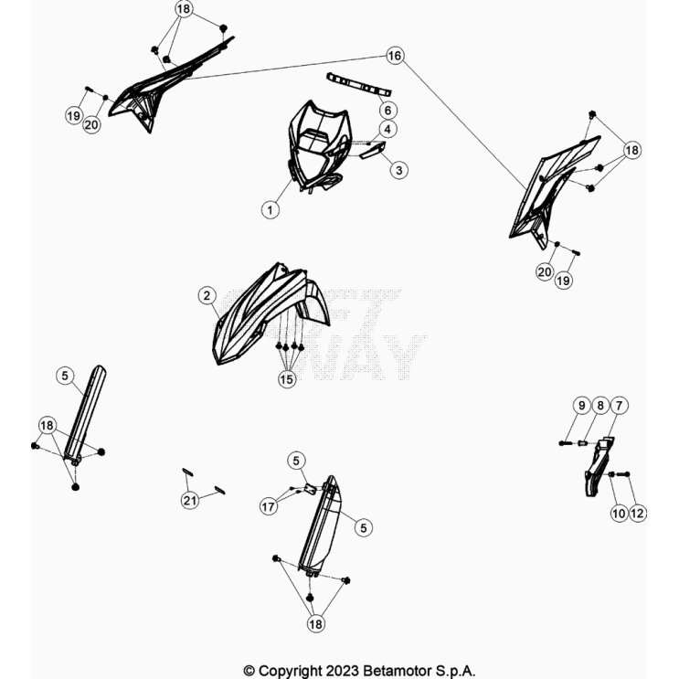 CARENAGE BETA 300 XTRAINER 2024