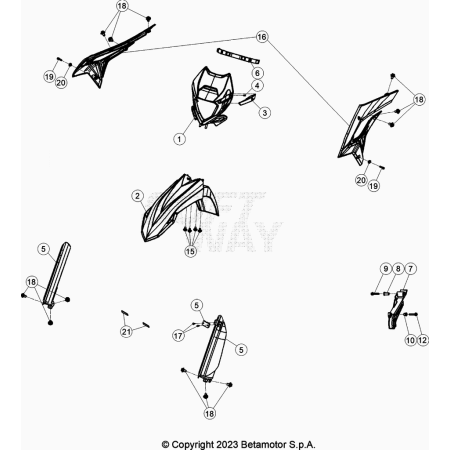 CARENAGE BETA 300 XTRAINER...