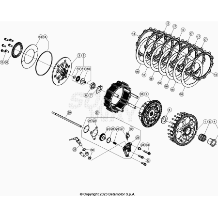 EMBRAYAGE BETA 390 RR 2024