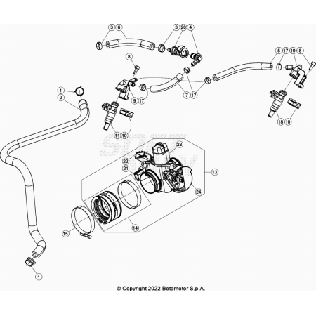CORPS D'INJECTION BETA 390...