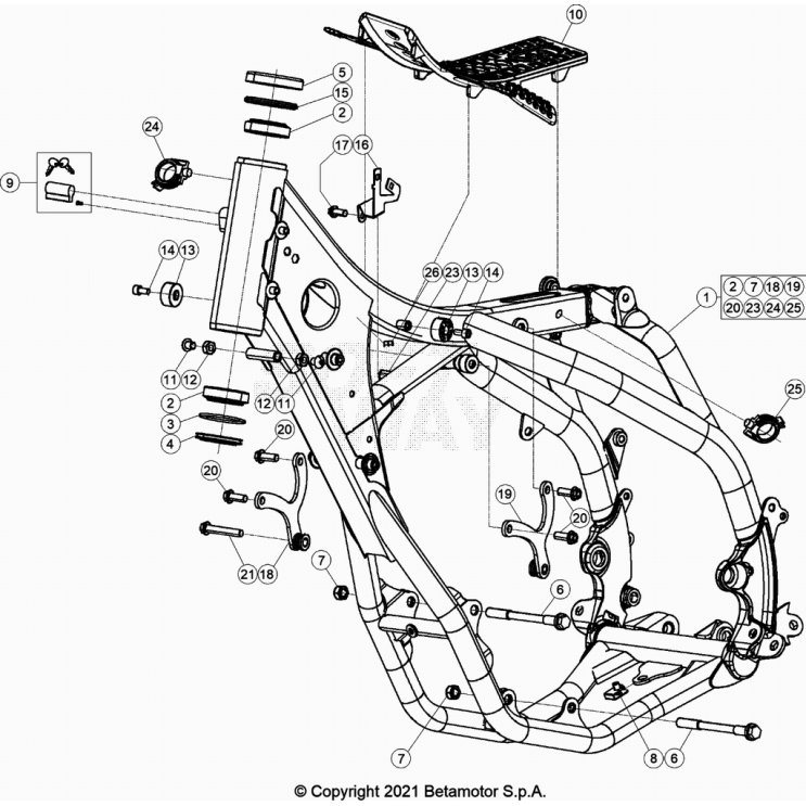 CHASSIS BETA 390 RR 2024