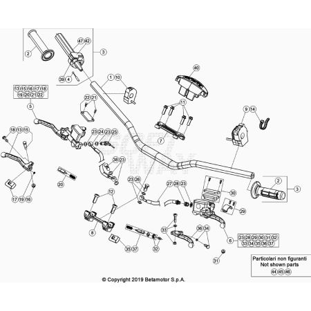 COMMANDES-GUIDON BETA 390...