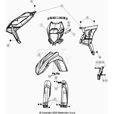 CARENAGES BETA 480 RR 2024