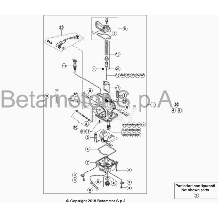 CARBURATEUR BETA 200 RACING...
